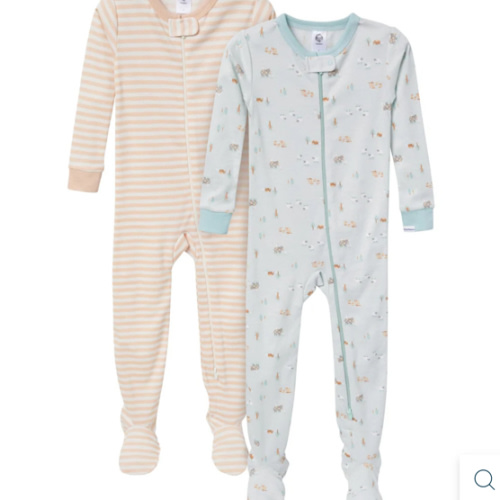 2-Pack Baby & Toddler Neutral Farm Snug Fit Footed Pajamas – Gerber Childrenswear