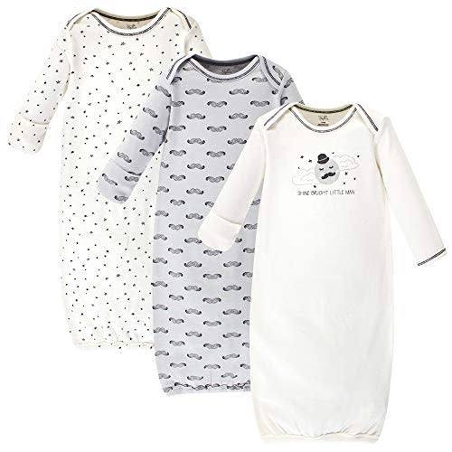 Touched by Nature Unisex Baby Organic Cotton Gowns