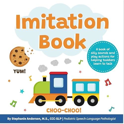 Imitation Book: Fun & Interactive Toddler Language Development Board Book Board book – Picture Book, May 1, 2023