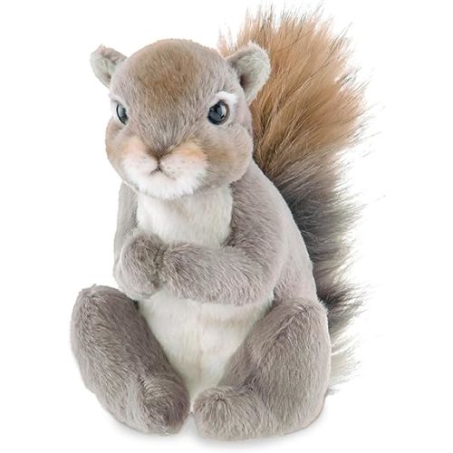 Bearington Lil' Peanut The Squirrel Stuffed Animal, 7 Inch Realistic Stuffed Animal