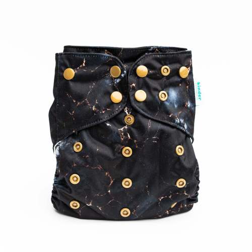 Abstract: Essentials Pocket Cloth Diaper with Athletic Wicking Jersey, Grows with your Baby