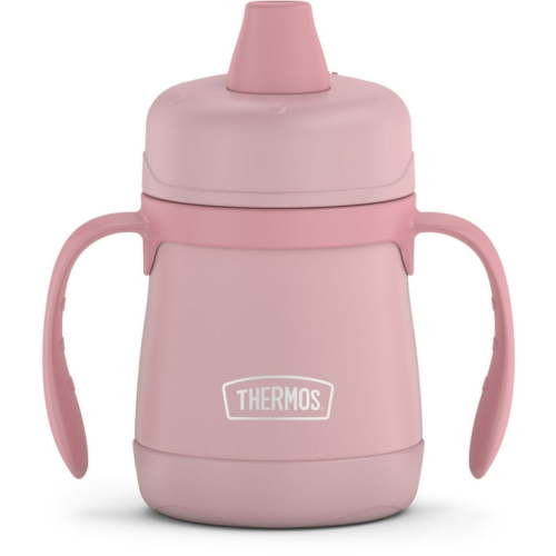 Thermos Baby 7 oz. Vacuum Insulated Stainless Steel Sippy Cup with Handles - Rose