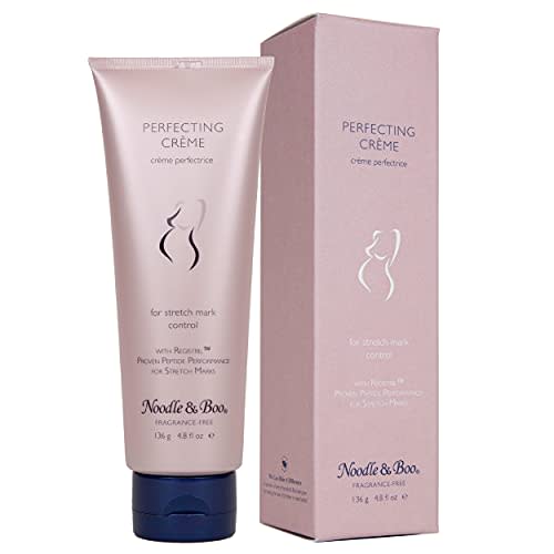Noodle & Boo Perfecting Crème, Pregnancy Skin Care Stretch Mark Cream Enriched With Cocoa Butter and Avocado Oil, 4.8 Fl. Oz