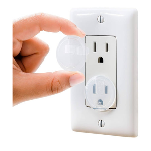 Clear Outlet Covers (50 Pack) Value Pack – Baby Safety Outlet Plug Covers – Durable & Steady – Child Proof Your Outlets Easily