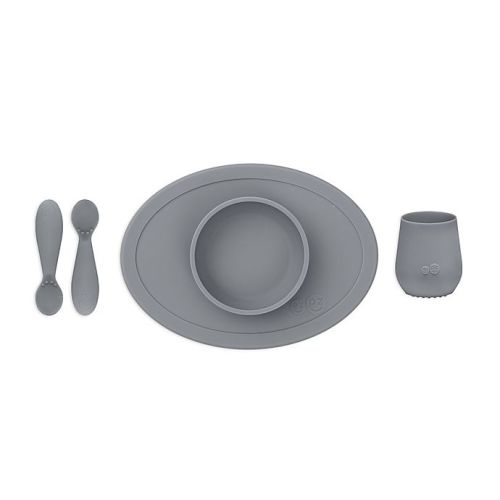 ezpz™ 4-Piece First Foods Set in Grey