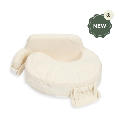 Super Deluxe Oat Nursing Pillow with 100% Organic Cotton Cover