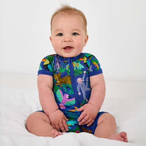 Jungle Jam Shorty Zippy | Little Sleepies