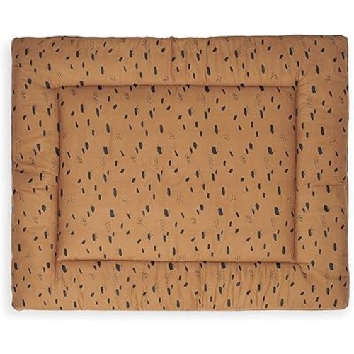 Playpen Mat 80x100cm - Versatile Baby Playpen Mats - Convertible Toddler Floor Bed, Foam Mat & Crib Mat - Perfect for Playtime, Napping, Safe Baby Comfort - Baby Bedding Items - Caramel