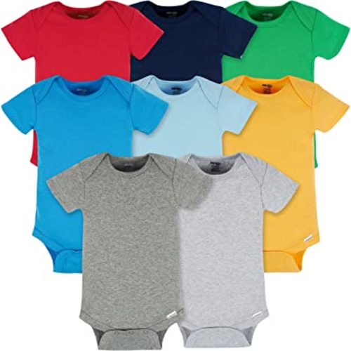 Onesies Brand baby-boys 8-pack Short Sleeve Mix & Match Bodysuits