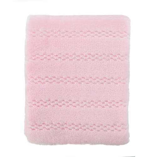 CREVENT 30''X40'' Plush Baby Blanket - Soft, Warm, Unisex, All Season, Newborn Essentials (Baby Pink)