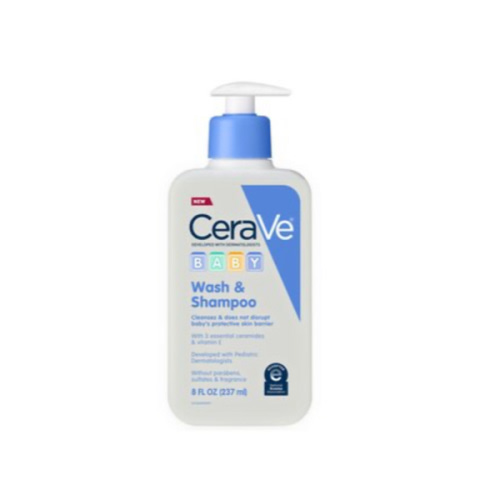 CeraVe Baby Wash and Shampoo, Gently Cleanses Baby's Skin