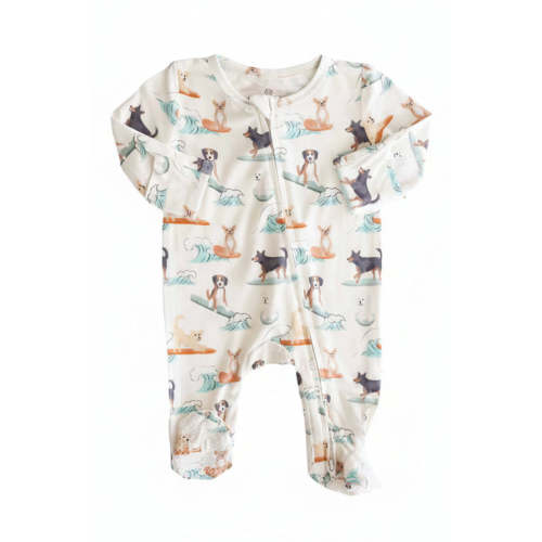 Paddle Pups Zipper Footie