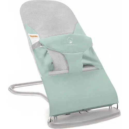 ComfyBumpy Ergonomic Baby Bouncer Seat - Green