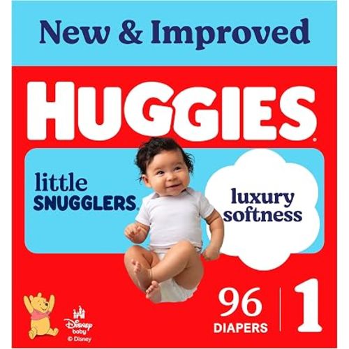 Huggies Little Snugglers Diapers Size 1, 96 Count