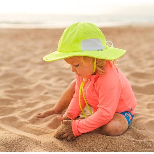 SwimZip Wide Brim Sun Hat | UPF 50+ Protection for Baby, Toddler, and Kids