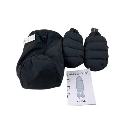 Nuna Winter Stroller Set Mittens Only, Caviar