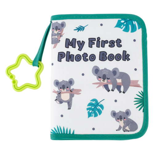 Baby's My First Photo Album for Baby7x5.5in Photos, Baby Photo Album Soft Cloth Family Book, My First Family Album for 4x6 Baby Shower Kids Toddlers Family Pictures, Toddler Photo Album BrioTek