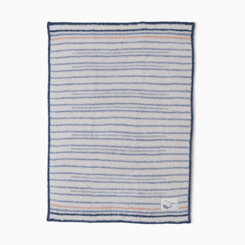 Barefoot Dreams CozyChic Narwhal Stroller Blanket - Moonlight