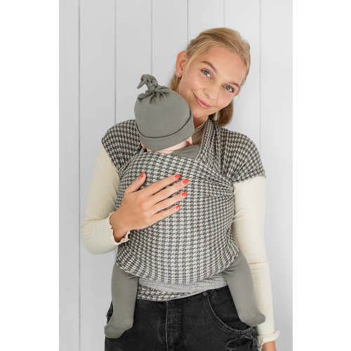 Stormy Houndstooth Wrap