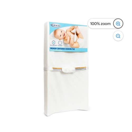 Graco PEVA Cambiador de Pañales Contorneado Resistente Al Agua, Blanco
