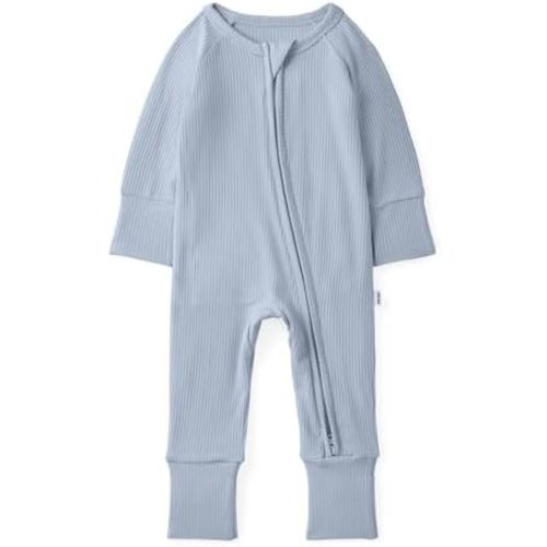 Little Sleepies Newborn Pajamas, Viscose from Bamboo Baby Pajamas, Boys & Girls Preemie & Newborn Sleepers, 2-Way Zipper PJs