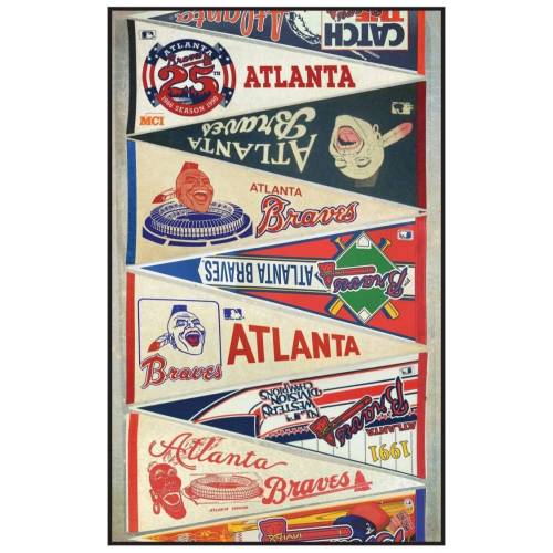 Atlanta Braves vintage pennant print 11 x 17
