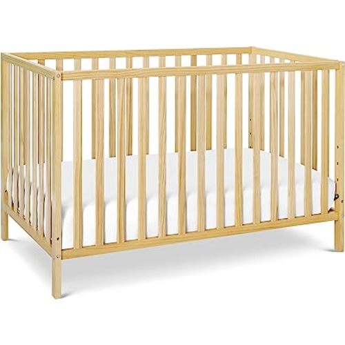 daVinci Union 4-in-1 Convertible Crib - GREENGUARD Gold Certified - Convertible Baby Crib to Toddler Bed, Daybed, Full-Size Bed - Wooden Baby Bed w/Four Adjustable Heights - Natural