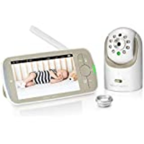 Amazon.com: Infant Optics DXR-8 480p Video Baby Monitor, Non-WiFi Hack-Proof FHSS Connection, Interchangeable Lenses, Pan Tilt Zoom, LED Sound Bar, Night Vision, and Two-way Talk, low battery : Baby