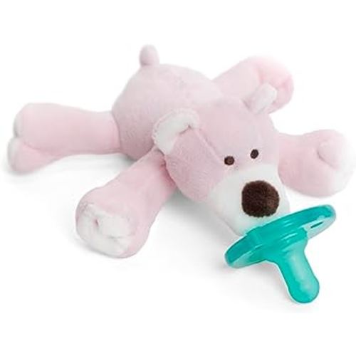 WubbaNub Infant Pacifier - Pink Bear