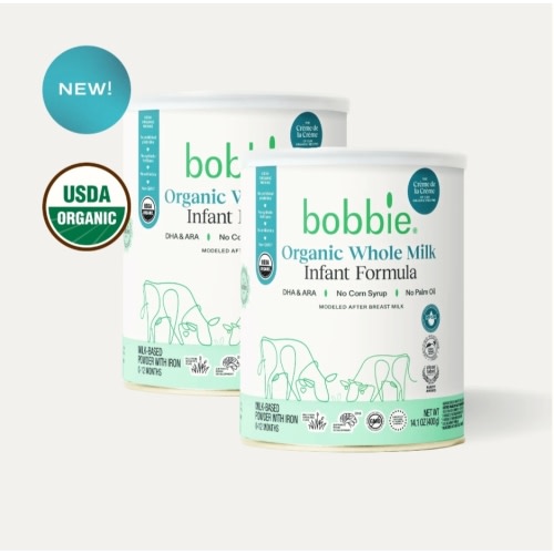 Organic Whole Milk Infant Formula Starter Bundle