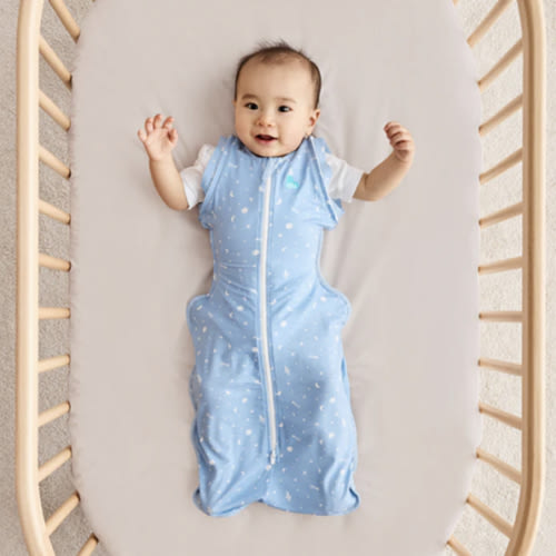 Swaddle Up™ Transition Bag 1.0 TOG Viscose from Bamboo Light Blue Time and Space