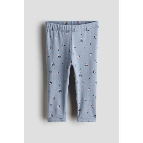 PRINTED COTTON LEGGINGS