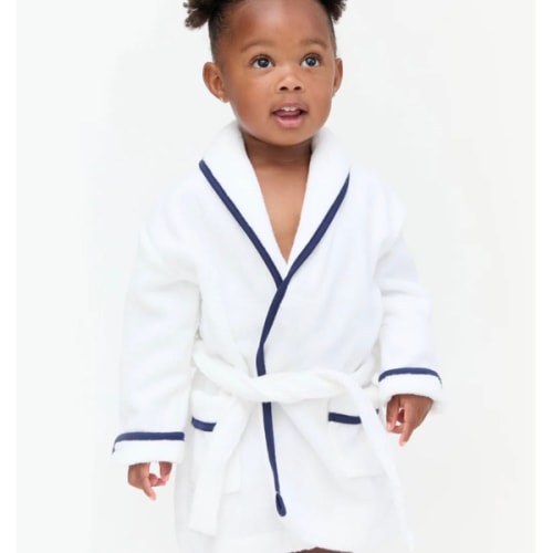 The Baby Hotel Robe - Blue Botanical