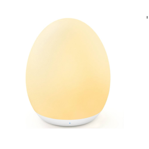 MediAcous Night Light for Kids, Baby Egg Light for Nursery, 7 Colors Changing & Stepless Dimming, Soft Silicone Touch Night Lamp with 1 Hour Timer, Rechargeable Nursery Night for Breastfeeding