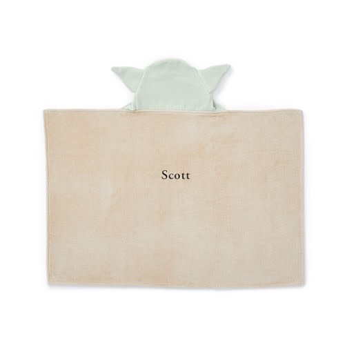Star Wars™ The Mandalorian™ Grogu™ Baby Hooded Towel | Pottery Barn Kids
