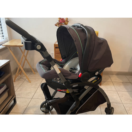 Graco Set: Stroller, Car Seat & Base