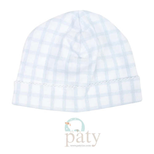 Pima Saylor Beanie | Blue Gingham – Madison Grace Home
