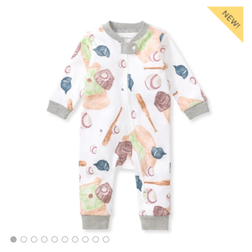 Baseball Organic Cotton Sleep & Play