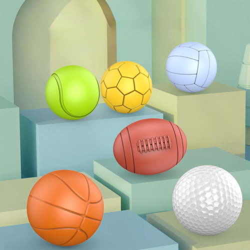 CSEONE Sensory Balls for Kids, Soft Multi-Color Sensory Toy Set, 6-Pack of Textured Balls for Tactile Play and Development, Newborn and Toddler Toy