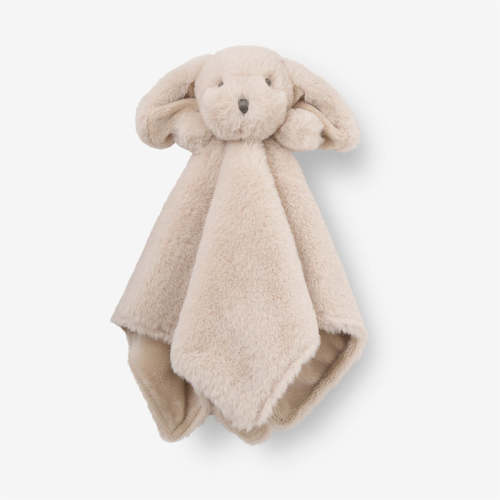 Brown Puppy Baby Security Blanket TAUPE / 15x15