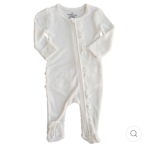 Girl Ruffle Zipper Footies - Best Sellers