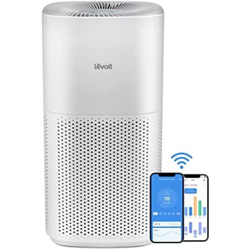 LEVOIT Air Purifiers for Home Large Room, Covers up to 3175 Sq. Ft, Smart WiFi and PM2.5 Monitor, H13 True HEPA Filter Removes 99.97% of Particles, Pet Allergies, Smoke, Dust, Auto Mode, Alexa Control