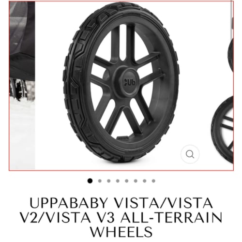 UPPAbaby Vista/Vista V2/Vista V3 All-Terrain Wheels