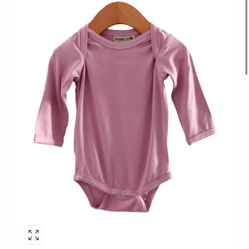 Long Sleeve Bodysuit, Mauve Lilac – SpearmintLOVE