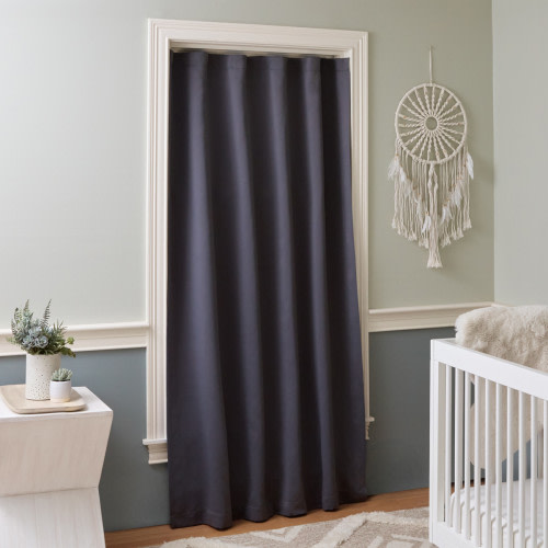 Ricardo Trading Portable Blackout Panel - Charcoal, 52"W X 72"L, 1
