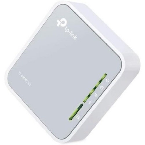 TP-Link AC750 Wireless Portable Nano Travel Router Wi-Fi Bridge Range Extender Access Point TL-WR902AC Light Gray Manufacturer Refurbished