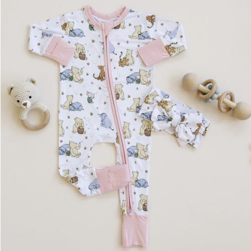 100 Acre Snooze Pink Zippie Jammie
