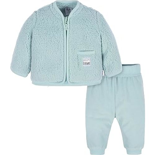 Gerber Baby Boys Toddler Sherpa Jacket & Jogger Pant Set