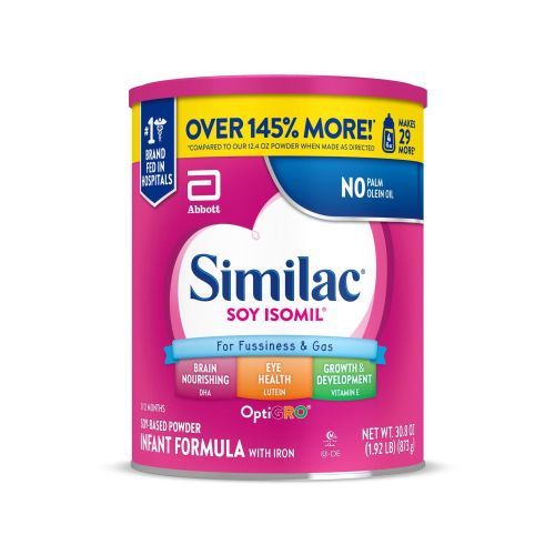 Similac Soy Isomil Powder Infant Formula, 30.8-oz Can