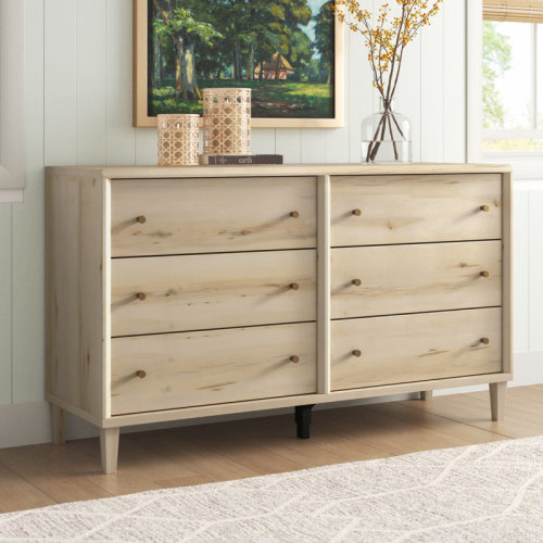 Sand & Stable™ Harry Willow Place 6 Drawer 59.05" W Double Dresser & Reviews | Wayfair